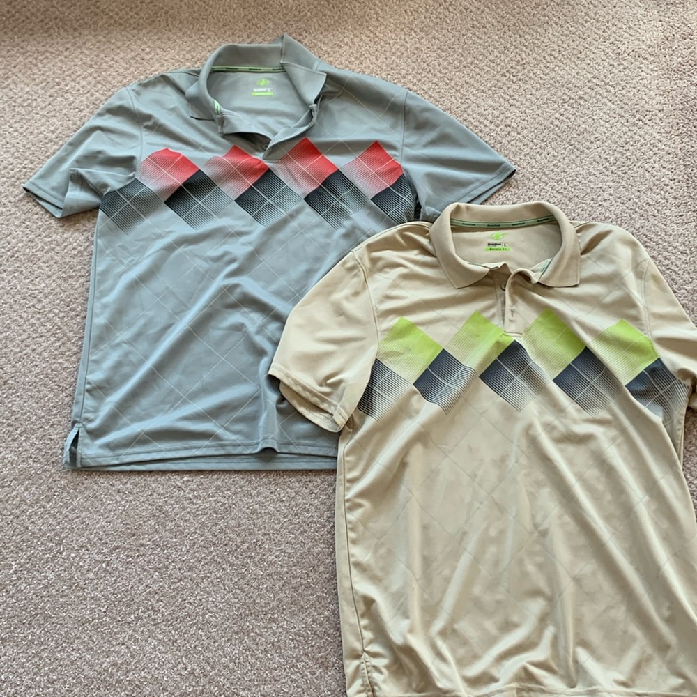 2 Large NordicTrack Athletic fit shirts.